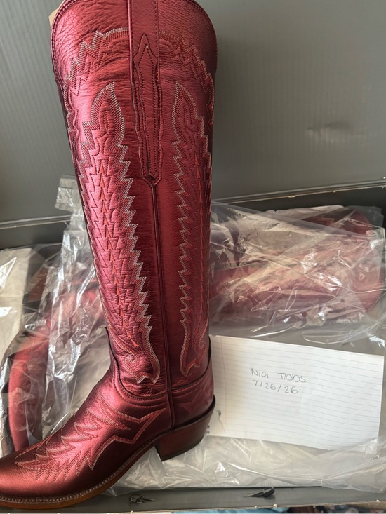 Lucchese Shoes - Lucchese Priscilla Black Cherry